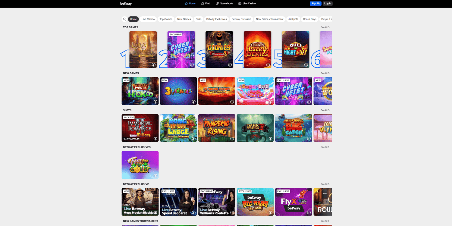 Betway New Casino