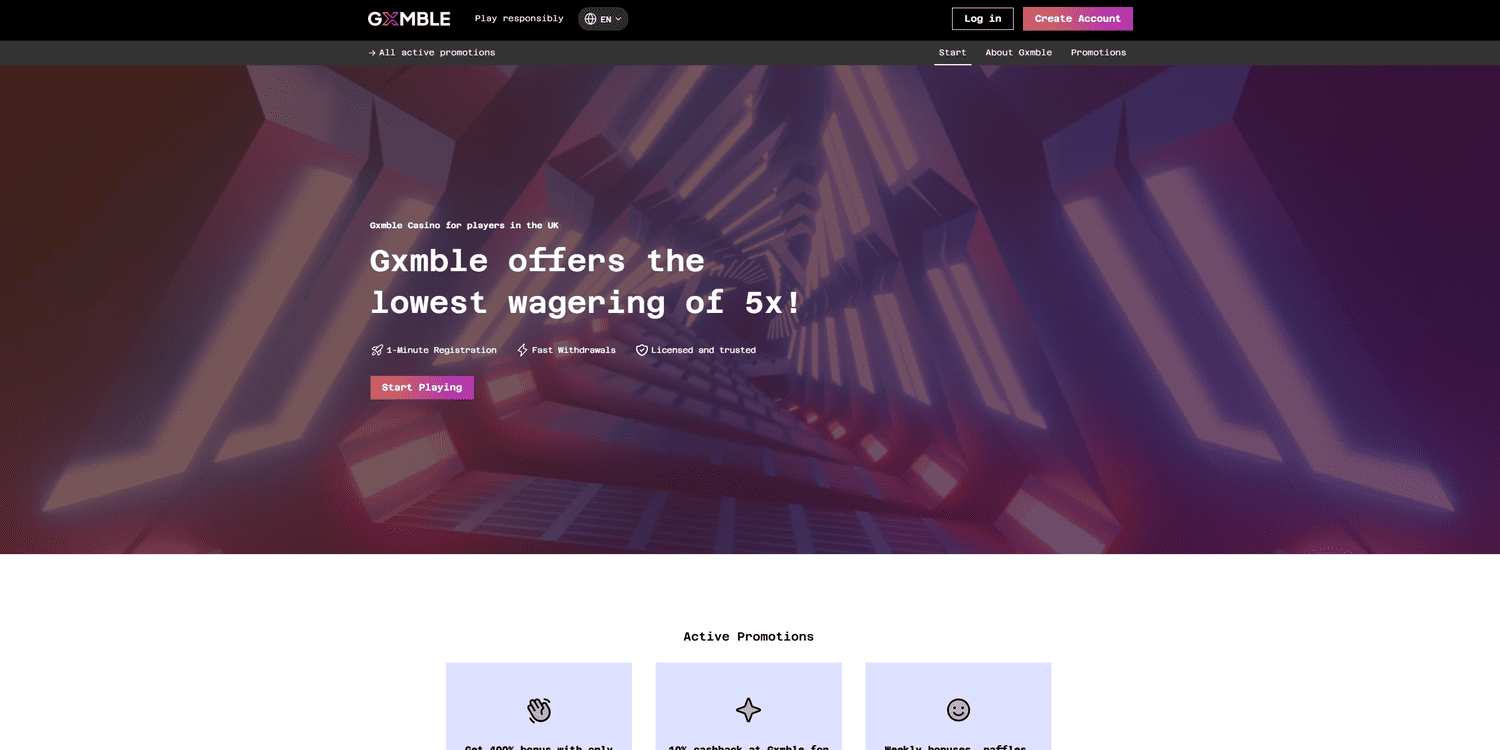 Gxmble New Casino