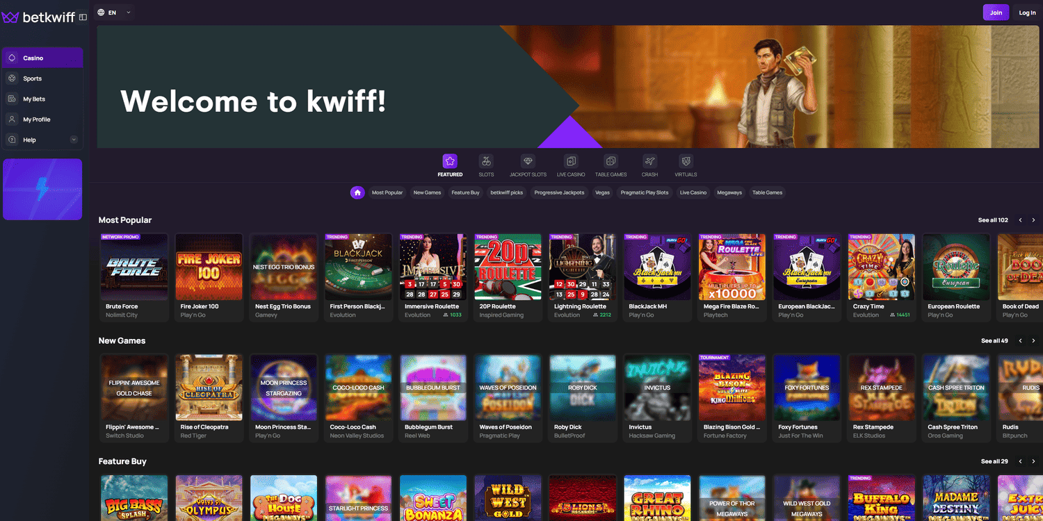 Kwiff New Casino